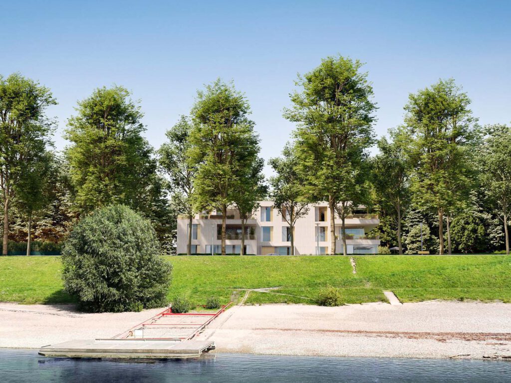 Schlossufer Benrath Rhein Schlosspark Düsseldorf Köln Luxuswohnung Luxusapartment